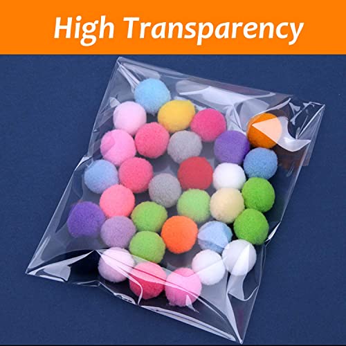 Morepack Self Sealing Cellophane Bags,5x7 Inches 200 Pcs Clear Resealable Cookie Bags Self Adhesive for Packaging Cookies,...