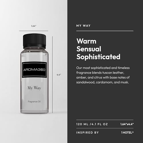 Aroma360 - My Way Fragrance Oil Blend | Hotel Inspired for Luxury Essential Oil Diffusers | Aromatherapy Scent Diffuser Oi...