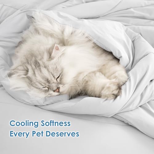 EHEYCIGA Premium Cooling Blankets for Dogs - Q-MAX>0.53, Dog Cooling Blanket Summer, Soft Dog Cooling Mat for Hot Weather,...