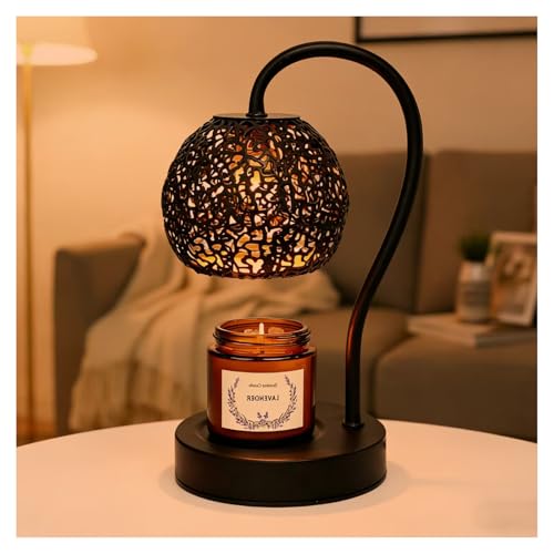 Saertiloki Earth Candle Warmer Lamp with Timer Dimmable, Home Decor & Gifts for Mom Women Wife, Safe Flameless Candle Warm...