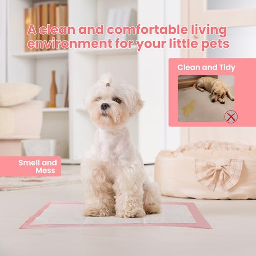 Pet Toilet Training Pads 100Count Disposable Puppy Pee Pads 18" x 13" for Dogs, Ultra Absorbent|Quick Dry|Leak-Proof Pet P...