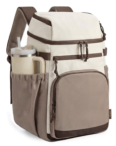TOURIT Insulated Cooler Backpack 30 Cans, Leakproof Double Deck Lunch Cooler Bag, Lightweight Waterproof Backpack Cooler f...