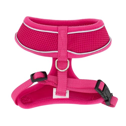 AIITLE Medium Girl Dog Harness, Comfortable Adjustable Mesh Vest with Quick-Release Buckle, Reflective Safety Strips – Per...