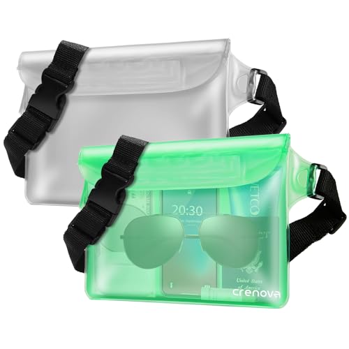 Waterproof Bag for Beach, Waterproof Pouch for Phone Passport Purse, Fanny Packs for Women, Floating Dry Bags for Cruise S...