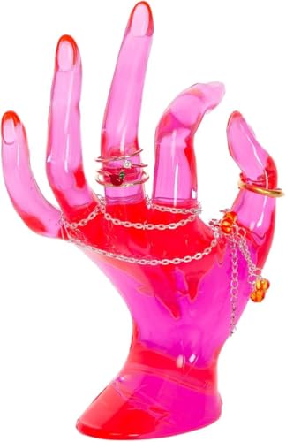 Maxsirui Hand Form Ring Holder Jewelry Display Organization Rack Bracelet Ring Watch Stand Support Aesthetic Y2k Room Deco...
