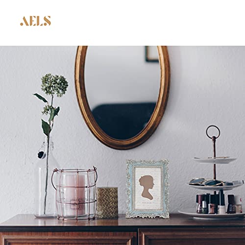AELS 4x6 Inch Vintage Picture Frame, Elegant Antique Photo Frames with Glass Front, Photo Display, Tabletop Wall Hanging, ...