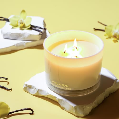 Birthday Gift for Her, 3 Wick Vanilla Candles, Gifts for Mom, Large Scented Candle, Soy Candles Gifts for Women, Stress Re...