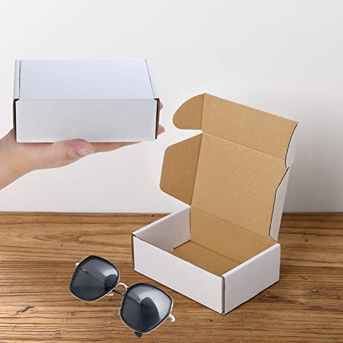 Corrugated Mailer,Small Cardboard Shipping Boxes (6" x 4" x 2")