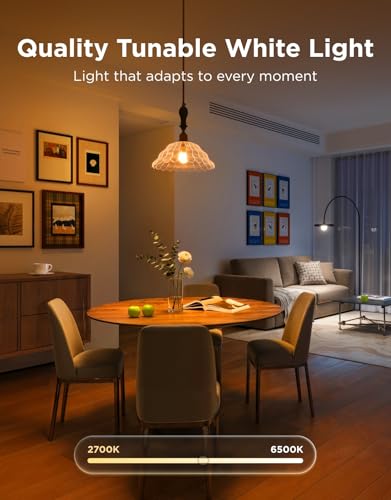 Govee Smart Light Bulbs, Color Changing Light Bulb, Work with Alexa and Google Assistant, 16 Million Colors RGBWW, WiFi & ...