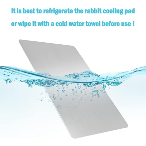 KABASI Rabbit Cooling Pad, Hamster Cool Plate Ice Bed, Pet Cooling Mat for Bunny Puppy Kitten Guinea Pig Cat & Other Small...