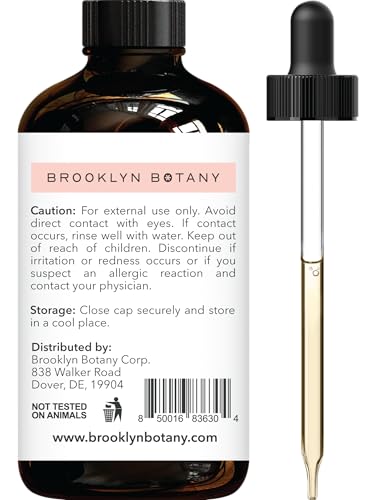 Brooklyn Botany Lavender Essential Oil - Huge 4 Fl Oz - 100% Pure and Natural - Premium Grade with Dropper - for Aromather...