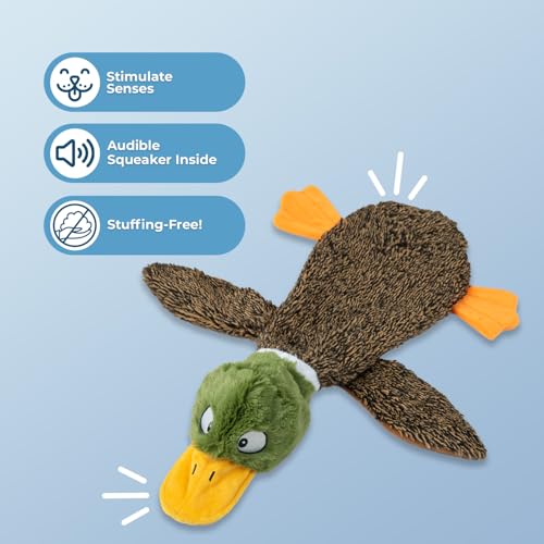 Best Pet Supplies Squeaky Dog Toys with Soft Durable Fabric for Small, Medium and Large Pets Interactive Toy for Indoor Pl...
