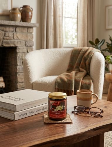 YuuKiin Luca Candles for Home Scented, Soy Wax Candle Set 50H Burn, Gift Set Women & Mens Gifts Ideas, Clean Cotton Wick, ...