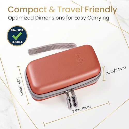 weefla Hard Shell Insulated Cooler Travel Case for Zepbound or Mounjaro Injector Pens, TSA Approved Cold Pack, Easy to Cle...