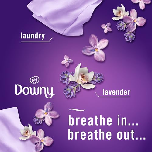 Febreze Plug Scent Booster Starter Kit, Oil Diffuser, Air Freshener Plug in, Continuous Scent Device + 2 Downy Calm Refills