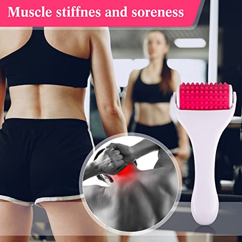 Tondiamo 2 Pcs Muscle Roller Gifts Stick Fascia Body Cellulite Face Muscle Massage Roller Manual Massage Tools for Relief ...