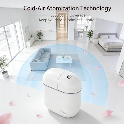 VT VERYSCENT TECH Waterless Essential Oil Diffuser 3000 Sq.Ft,Home Hotel Office Use,Cold Air Scent Machine,(Scent Kit 2*Fr...