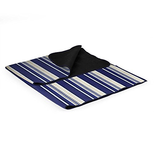 ONIVA Blanket Tote XL Outdoor Picnic Blanket, 70"x80" Foldable Beach Blanket with Fleece Top, Water-Resistant Backing, Str...