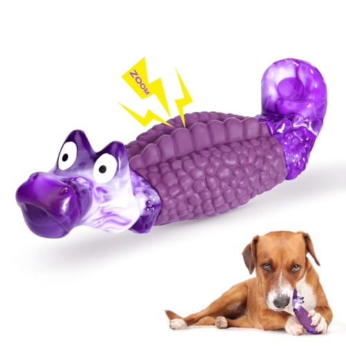 HGB Tough Dog Chew Toys for Aggressive Chewers, Squeaky Indestructible Dog Toy for Large Dogs to Keep Them Busy & Reduce B...
