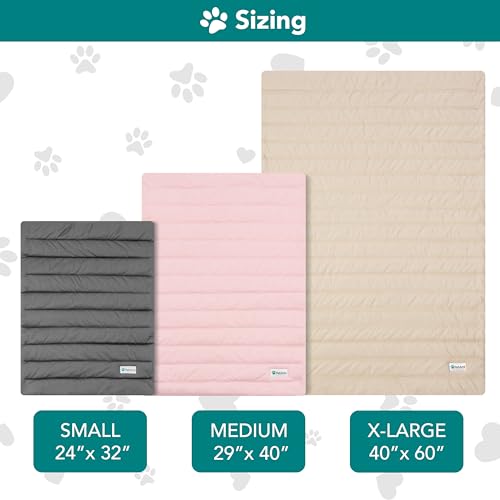 PetAmi Cooling Mat for Dog, Premium Pet Cooling Blanket for Crate Kennel, Indoor Cat Cool Sleeping Pad, Q-MAX Cold Sofa Co...