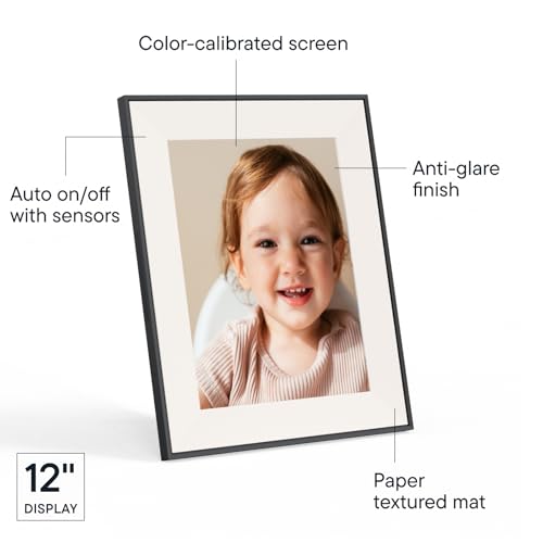 Aspen 12" | Aura's Most Versatile HD Digital Picture Frame