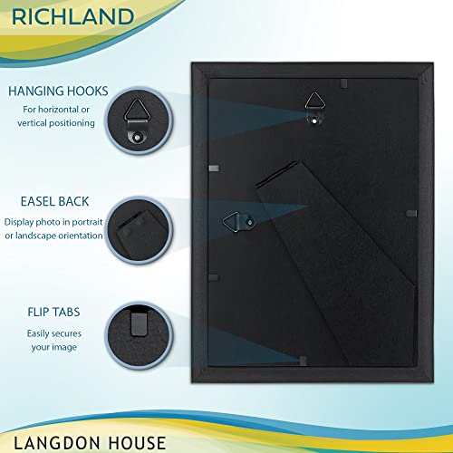 Langdon House 5x7 Silver Picture Frame - Distinguished Edging for Classic Style - Richland Collection