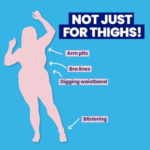 Megababe Thigh Rescue Anti-Chafe Stick | Prevents Skin Chafe & Irritation | Thighs, arms, Bra-Lines & More