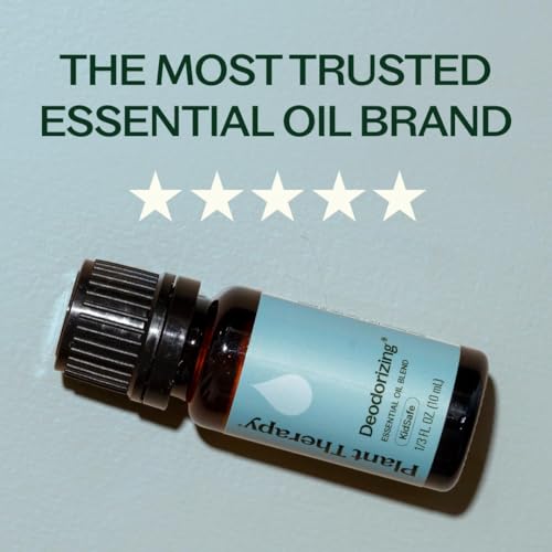Plant Therapy Deodorizing Essential Oil Blend, 10 mL (1/3 oz), Pure Essential Oils, Undiluted, Therapeutic Grade, Ideal fo...