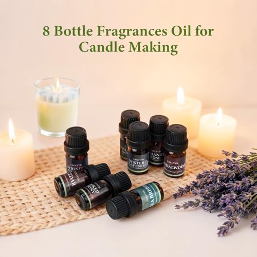 SAEUYVB Candle Making Kit,Candle Making Kit for Adults & Beginners - DIY Starter Soy Candle Making Supplies with Digital W...