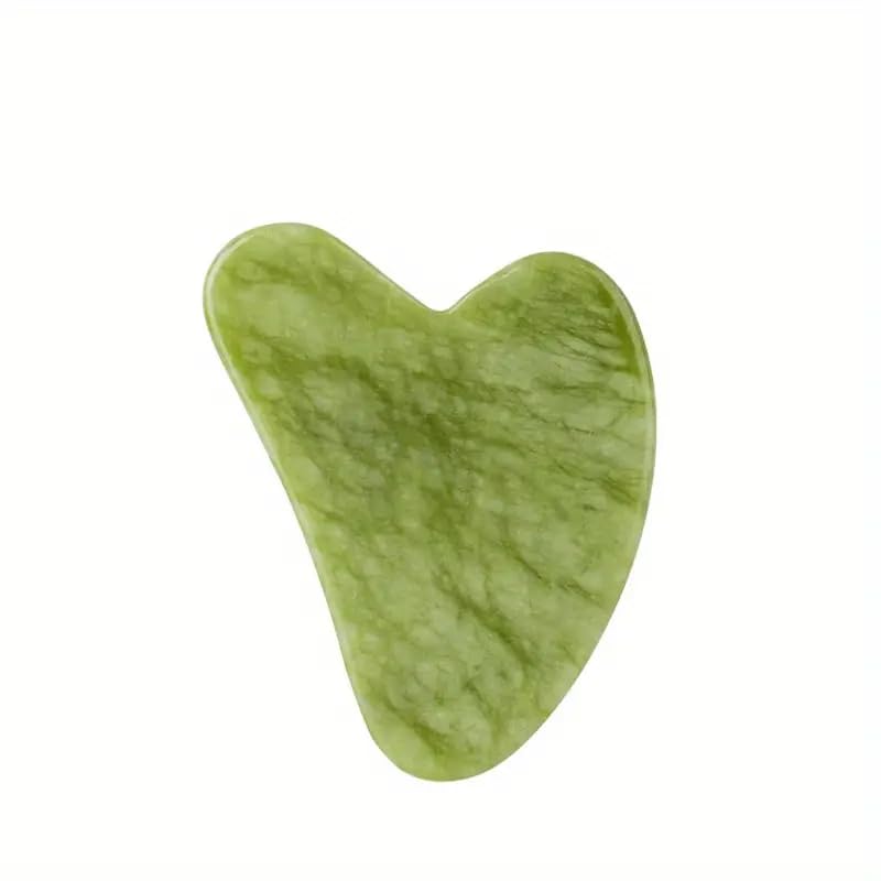 Gua Sha Facial Tool for Self Care, Natural Jade StoneGuasha Tool for Face and Body Care, Beauty Tool GIF