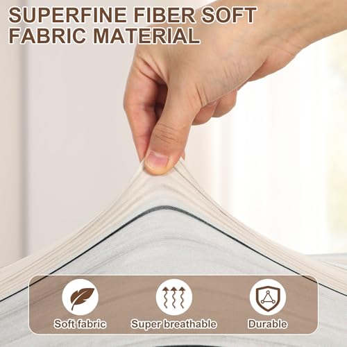 HunnmingRe 6 Pcs Rv Dinette Cushion Covers Stretch Washable Rv Dinette Cushion Covers Camper Accessories for Camper Car Be...