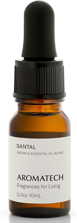 AromaTech Santal Aroma Essential Oil Blend: Luxury Hotel Inspired Aromatherapy with Amber, Vanilla, Cedar & Sandalwood for...