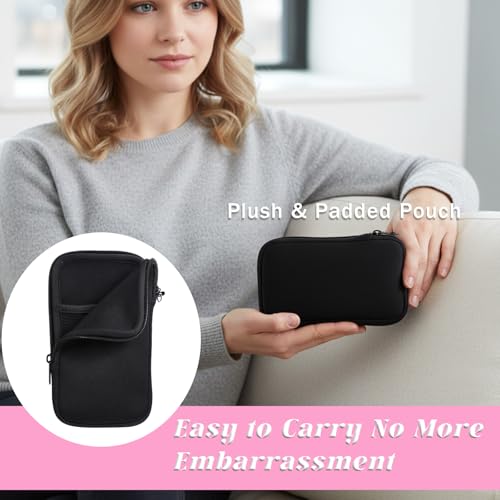 Tampon Storage Bag for Women Girls, Portable Tampons Bag Organizer Case, Travel-Friendly Discreet Menstrual Pad Pouches Ta...