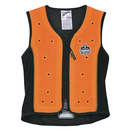 Ergodyne Chill-Its 6685 Evaporative Cooling Vest, Drip Free Cooling, Breathable Comfort, Easy Activation