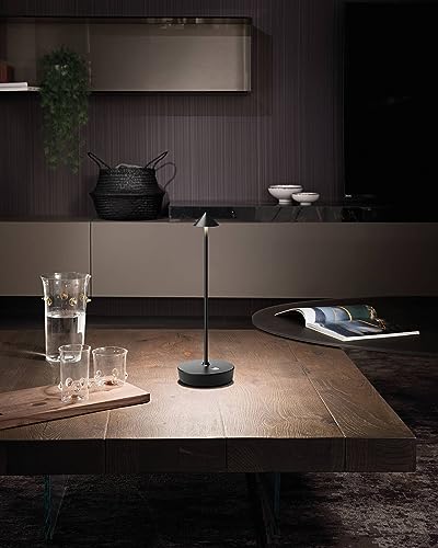 SHANGCAI Cordless Table Lamps Rechargeable, 6000mAh Battery Operated LED Desk Lamp Outdoor Waterproof Portable Touch Dimma...