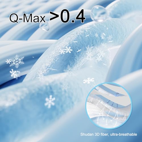 XinChangShangMao Dog Cooling Mat, Q-Max>0.4 Pet Dog Self Cool Pad, Ice Silk Washable Summer Cooled Mat for Dogs Cats, Kenn...