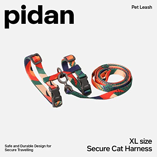 pidan Cat Harness and Leash Set, XL Size for Large Cats, Escape Proof - Adjustable Kitten Harness for Large Small Cats, Li...