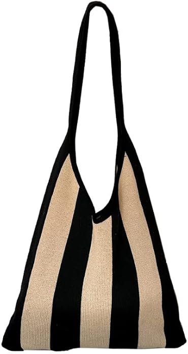 ENBEI Women's tote bags aesthetic Shoulder Handbags Hand crocheted Bags large Shoulder Shopping Bag large satchel cute Bag