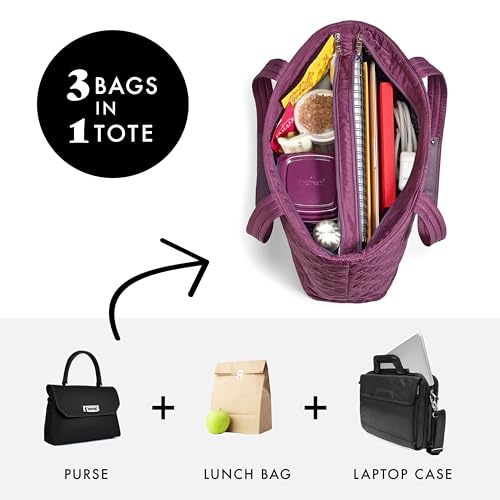 Fit & Fresh 2-in-1 Insulated Lunch & Travel Tote