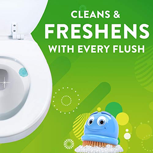 Scrubbing Bubbles Fresh Gel Toilet Bowl Cleaning Stamps, Helps Keep Toilet Clean and Helps Prevent Limescale & Rings, Rain...