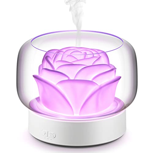 Diffusers for Essential Oils Large Room: SEVEYEE 500ml Aromatherapy Diffuser for Home Bedroom - Big Capacity Running 24 Ho...