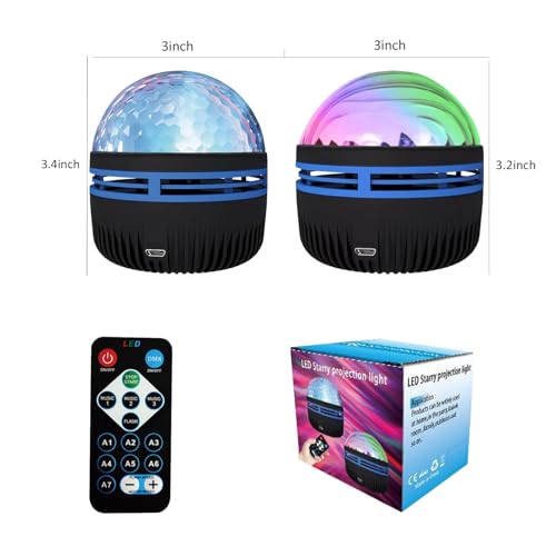 2 in 1 Northern Lights and Ocean Wave Projector with 14 Effects of Galaxy Light for Game Rooms, Parties, Light Projector f...