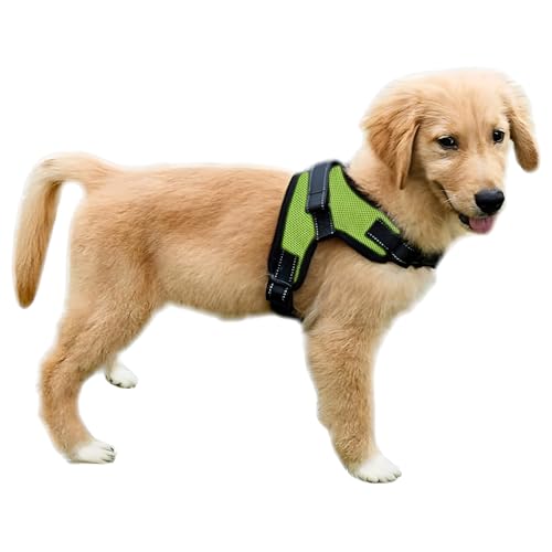 Copatchy No Pull Reflective Adjustable Dog Harness With Handle- Comfortable Soft All Weather Mesh, Easy On Puppy Harness F...