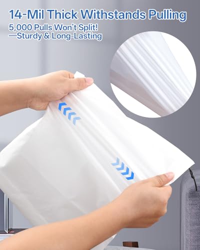 Teskyer 6 Pack Shoe Bags for Travel – Transparent, Waterproof, Portable Shoe Storage for Packing (15.7" x 11.8") – Travel ...