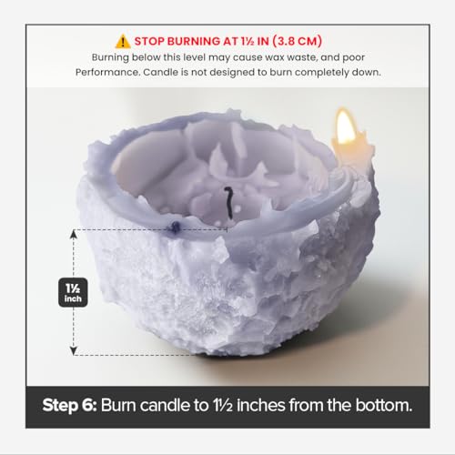 LUMINORA Spiral Scented Candle for Women & Men | Hand-Crafted Decorative Soy Wax Candle | Decor Wick Flower | Unique Twist...