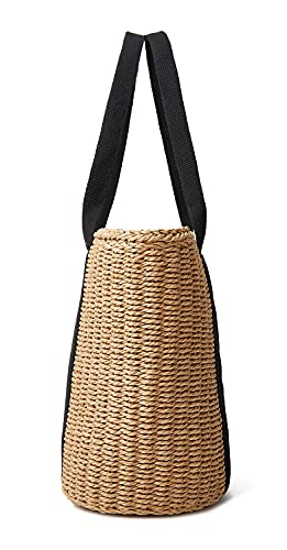 Women Small Straw Bags Summer Beach Tote Bag Handmade Woven Hobo Purse Handbag