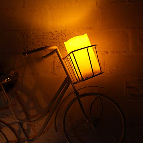 Waterproof Outdoor Flameless Pillar Candle with Timer Battery Operated Electric LED Candle Set for Gift Home Décor Party W...