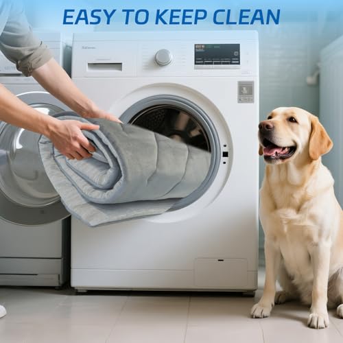 BECROWM Dog Cooling Mat Self Coolings Foldable Cooling Pad for Dog in Summer Coolings Mat for Dogs and Cats Machine Washab...