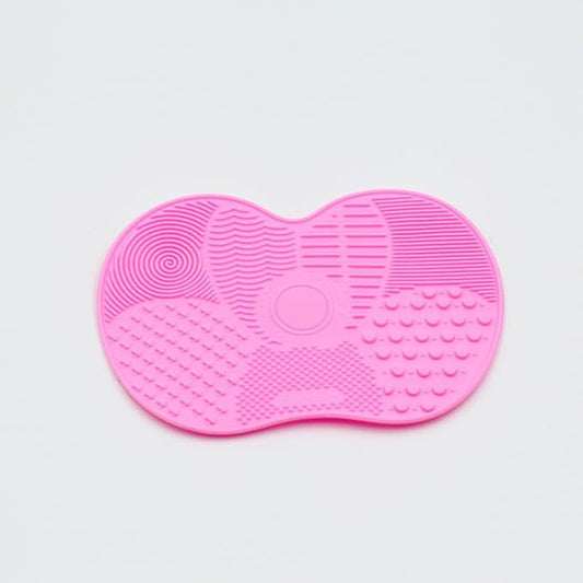 Silicone Makeup Brush Cleaner Mat, Scrub Pad with Suction Cup, Make Up Brushes Cleaning Mats Pads for Make Up Cosmetic Bru...