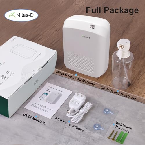Waterless Essential Oil Diffuser for Home and Commerical, Aromatherapy Diffuser for Large Rooms Up to 1500 sqft, Bluetooth...